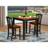 3  Pc  counter  height  Dining  room  set-pub  Table  and  2  Kitchen  Chairs.