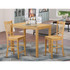 3  PC  counter  height  pub  set  -  Dining  Table  and  2  bar  stools.