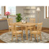 5  Pc  Dining  room  set  -  Dining  Table  and  4  Dining  Chairs
