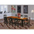 9  PC  Dining  set-Dining  Table  with  8  Wooden  Dining  Chairs