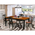 5  PC  Dining  set-Dining  Table  with  4  Wood  Dining  Chairs