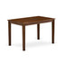 3 Piece Dining Table Set Consists of a Rectangle Solid Wood Table