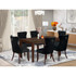 7 Piece Dining Table Set Consists of a Rectangle Kitchen Table