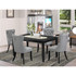 5 Piece Kitchen Table Set Contains a Rectangle Dining Table