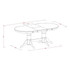 5 Piece Dining Set Consists of an Oval Dining Table with Butterfly Leaf