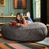 Jaxx 6 ft Cocoon - Large Bean Bag Chair for Adults, Charcoal