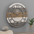 FirsTime & Co. Multicolor Shabby Pallet Wall Clock, Farmhouse, Analog, 16 x 2 x 16 in