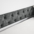 Full Size Daybed with Twin Size Trundle Upholstered Tufted Sofa Bed, with Button on Back and Copper Nail on Waved Shape Arms,Grey (80.5"x55.5"x27.5")  