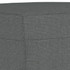 3 Piece Sofa Set Dark Gray Fabric