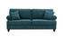 82" Green Chenille Sofa Couch, Sectional Love Seat Couch with Brown Legs,
