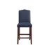 Carteret Navy Faux Leather Counter Stool