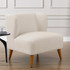 Vesper Boucle Accent Chair - Milky White