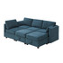 U Shaped Chenille Modular Sectional Sofa