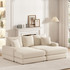 Corduroy 3-seater sofa With 3 back pillows