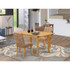 3 Piece Dining Set consists A Wooden Dining Table