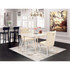 3 Piece Dining Room Furniture Set Contains a Rectangle Kitchen Table