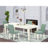 5 Piece Dining Table Set consists A Mid Century Modern Table
