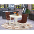 3 Piece Dining Room Table Set Contains a Round Kitchen Table