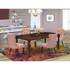 5 Piece Dining Room Set Consists of a Rectangle Wooden Table