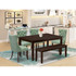 6 Piece Dining Room Table Set Consists of a Rectangle Kitchen Table