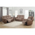 Anastasia Recliner Loveseat, Cocoa