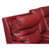 Fortuna Power Recliner Sofa - Dark Red