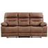 Rudger Manual Motion Sofa Brown