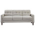 Bowen Upholstered Track Arms Tufted Sofa Beige