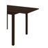 Kelso Rectangular Dining Table with Drop Leaf Cappuccino