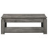 Donal 3-piece Occasional Set with Open Shelves Weathered Grey