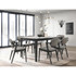 Stevie 5-piece Rectangular Dining Set White and Black