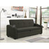 Sofa Bed With Sleeper , Charcoal Grey/Black