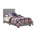 Dorian Upholstered Twin Bed Grey