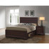 Kauffman Eastern King Storage Bed Dark Cocoa