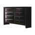 Briana Rectangular 8-drawer Dresser Black