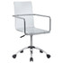 Amaturo Office Chair with Casters Clear and Chrome