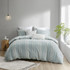 3 Piece Cotton Jacquard Duvet Cover Set