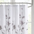 Floral Printed Burnout Shower Curtain