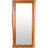 Edge Exotic Wood Frame Mirror