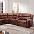 Callie Faux Leather Power Sectional