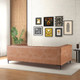 Angelina Cognac PU Leather Sofa 84 Inches for Bedroom Home Furniture