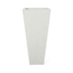 Outdoor Modern MGO Cast Stone Planter, White