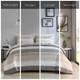 Jaxon Stripe Comforter Set with Bed Sheets