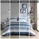 Jaxon Stripe Comforter Set with Bed Sheets