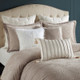 Pescal Oversized Velvet Comforter Set with Euro Shams and Throw Pillows