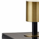 30" Traditional Classic Black Marble Table Lamp