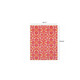 Moroccan Indoor/Outdoor Area Rug 5' X 8' Pink and Orange Color Scheme
