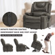 Lay Flat Design Remote Control Lift Chair With Double Cup Holders