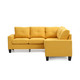 Newbury G470B-SC Sectional Sofa, Yellow