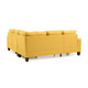 Newbury G470B-SC Sectional Sofa, Yellow